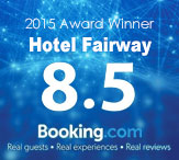 Booking.com-Award of Excellence, Rating 8.5 out of 10